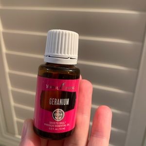New bottle of Young Living Geranium